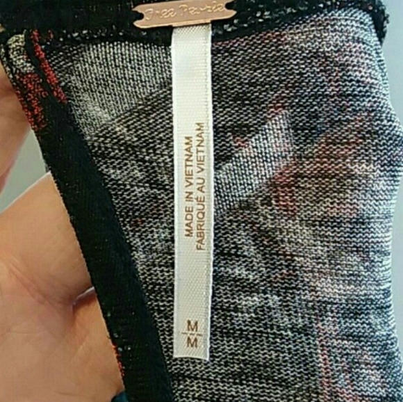 Free people floral keyhole ruffle top - Picture 8 of 8